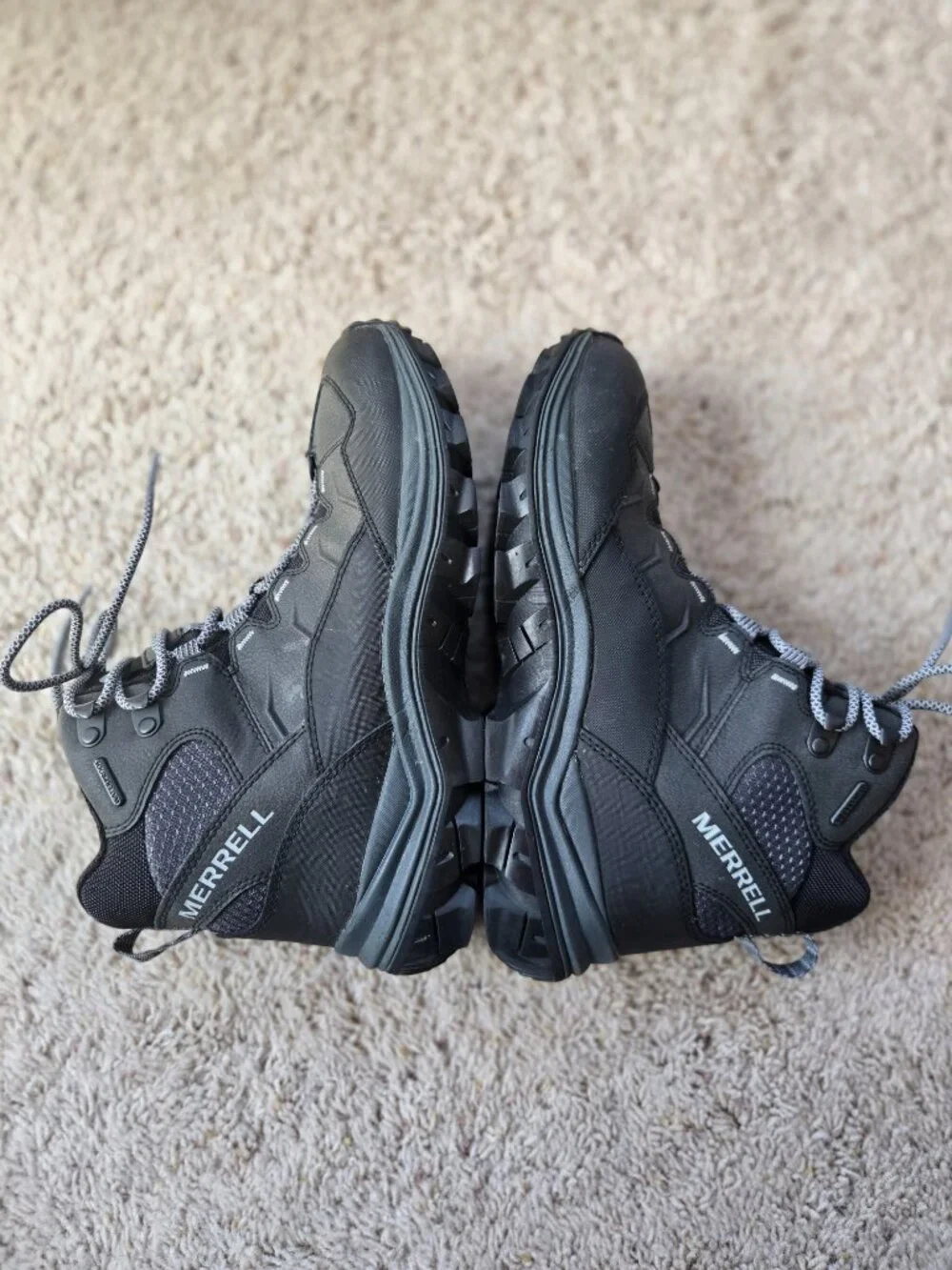 Merrell Thermo Chill Mid Waterproof Winter Hiking Boots Black Men’s US Sz 9.5